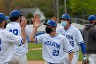 Baseball vs CGA  Wheaton College Baseball vs Coast Guard Academy during game two of the NEWMAC semi-finals playoffs. - (Photo by Keith Nordstrom) : Wheaton, baseball, NEWMAC